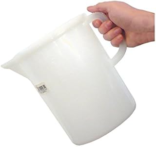 Jug Plastic - 10 Pint (5 Litre) - Large Strong Heavy Duty Food Grade
