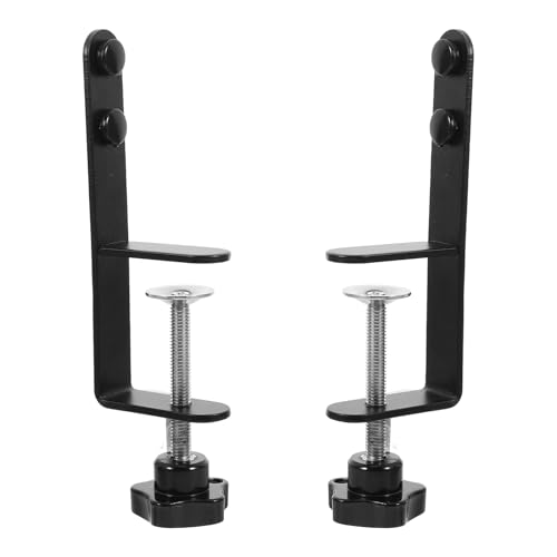 Cabilock Pcs Heavy Duty Desk Clamp Bracket Mounting Clamps for Pegboard Workstation