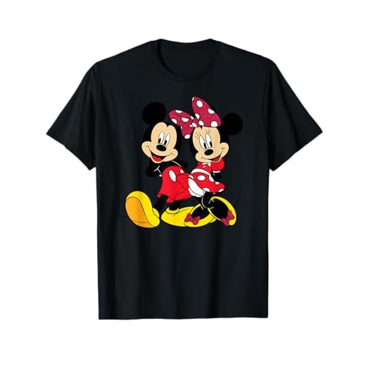 Disney Mickey and Minnie Mouse Short Sleeve T-Shirt Small