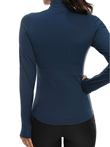 VUTRU Women's Workout Yoga Jacket Full Zip Running Athletic Track Jacket3