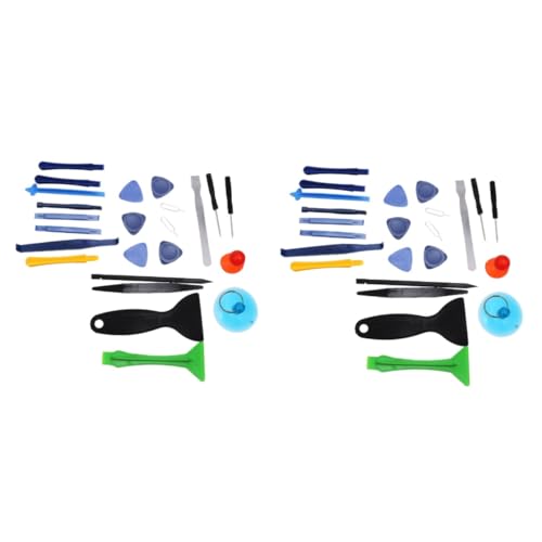 OSALADI 50 Pcs Set Plug Holders for Cords Phone Professional 25 in 1 Phone Repair Tool Screw Driver Electronic Mobile Phone Screwdriver Kit Screen Opening Spudger Tools for Laptop