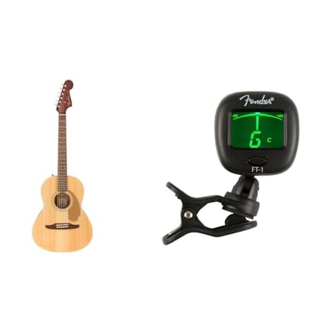 Fender Sonoran Mini Acoustic Guitar with Tuner Cover