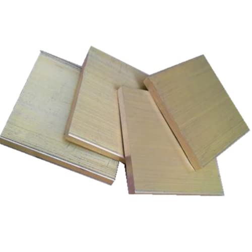 H62 Brass Plate Yellow Brass Sheet Brass Metal Plate Brass Sheet 0.5 0.8Mm 1Mm 1.5Mm 2Mm 3Mm 4Mm 5Mm 2.5 6 8 10 Mm (0.8Mm*100Mm*100Mm) #TOP4