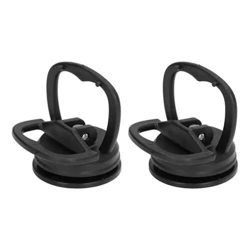 2Pcs Suction Cup Lifter Handheld Lifting Clamps Glass Puller Power Grip Vacuum Tiles Tool Moving Tools for Tile, Granite, Metal(White)
