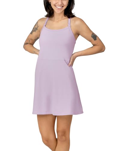 Image of Kindred Bravely Stevie Active Racerback Nursing Dress | Maternity & Breastfeeding Tennis Dress