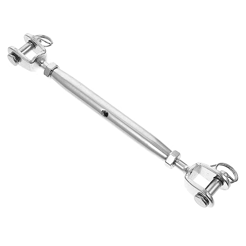 Ajustador de Cable Tornillo Tensor de Cuerpo Cerrado de Acero Inoxidable para Tensado de Cables y Resistente a la Corrosión para Aparejos y Cuerda de Carpa miniatura 1