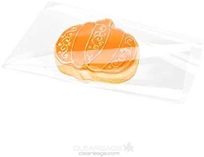 Miniatura 3 de ClearBags Bolsas planas con parte superior abierta, 3 x 5, paquete de 100 unidades, bolsa transparente para almacenamiento de fotos, fundas de