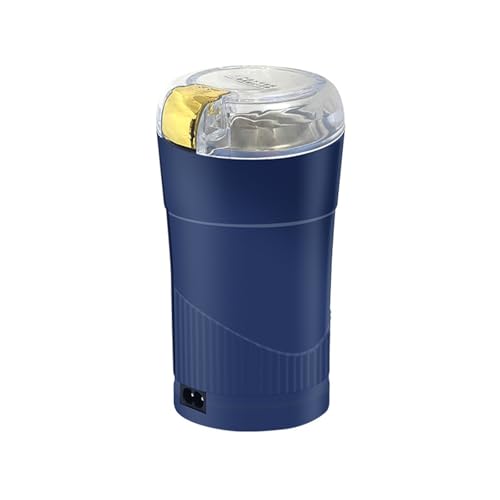 KANLVU Multifunctional Electric Pill Crusher Grinder-Fine Powder, pill cutter for Small and Large pills Stainless steel blade Electronic Pulverizer to Crush Multiple Pills Use(Blue)