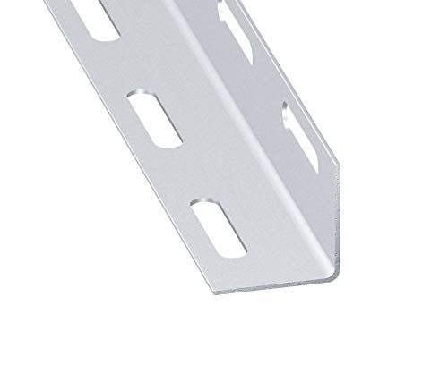 CQFD - CQFD Cornière perforée en acier profilé à froid - Galvanisé - 27 X 27 MM