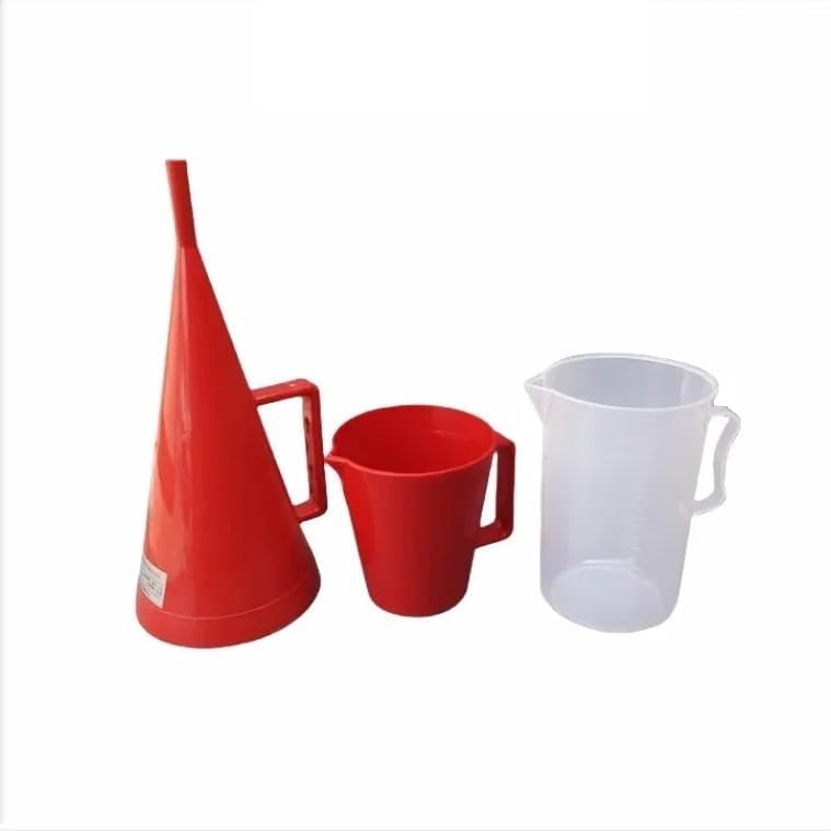 Plastic Marsh Funnel Viscometer Marsh Mud Petroleum Drilling Fluid Stop Watch 946ml Test Detector Set