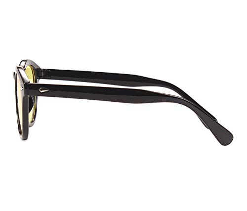 Image of Bestum Retro Inspired Sunglasses With Rivets Tinted Lens UV400
