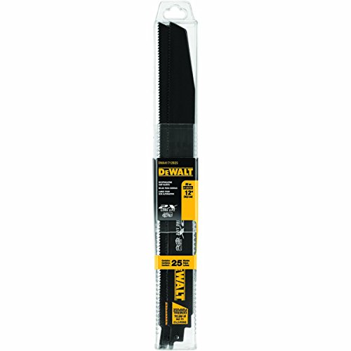 Lames de scie sabre DEWALT DWA41712B25 fini les blocages de coupe 30,5 cm