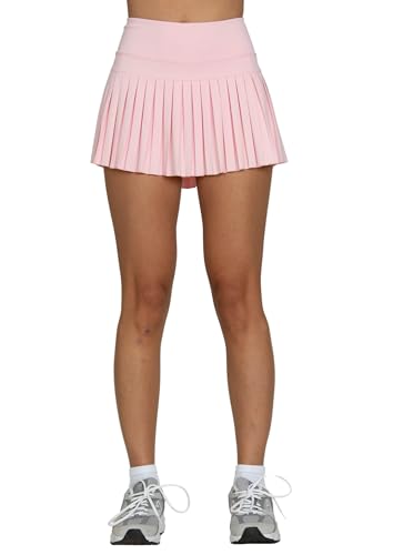 GOLD HINGE Pleated Tennis Skirt Almond Blossom S