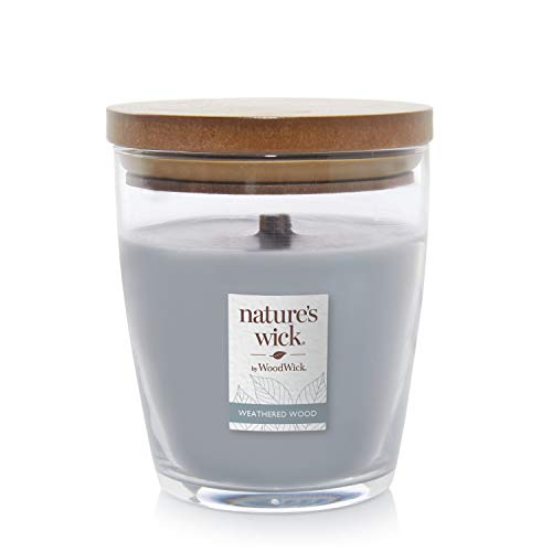 Nature's Wick Weathered Woods Scented Candle, 10 Ounces #TOP12