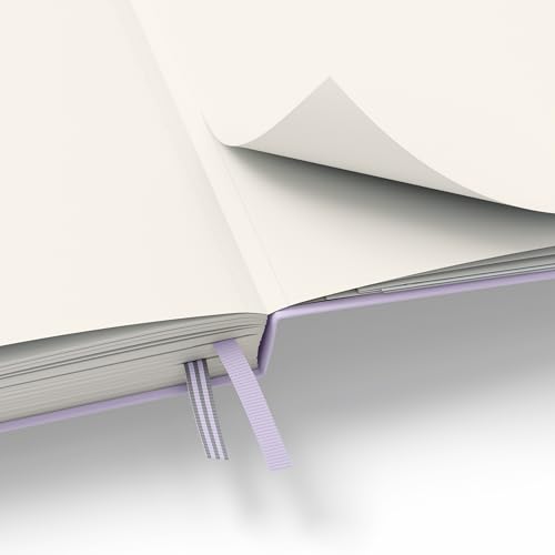 Image of LEUCHTTURM1917 - Notebook Hardcover Medium A5-251 Numbered Pages for Writing and Journaling (Lilac, Plain)