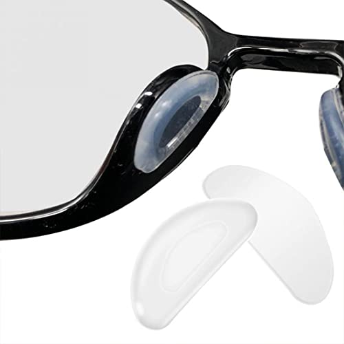 Androxeda 15 Paires Plaquettes de Nez en Silicone Antidérapant Coussinets de Nez Adhésif pour Lunettes Lunettes de Soleil Spectacles (Transparent) - Image 7