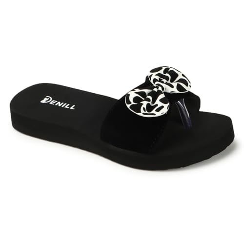 Image of Denill Women Ultra Soft Bottom flats with bow design for Women & Girl's