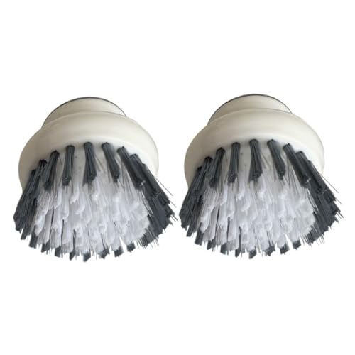 Beaupretty 2個 洗碗刷 ハンドル付き小型スクラブブラシ キッチン用 食器鍋フライパン洗浄 野菜果物まな板シンク対応 多用途耐傷ブラシ