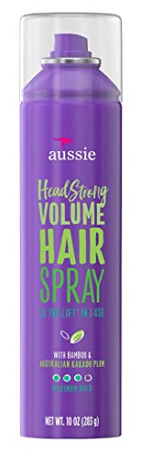 Aussie Hairspray Headstrong Volume Maximum Hold 10oz (3 Pack)