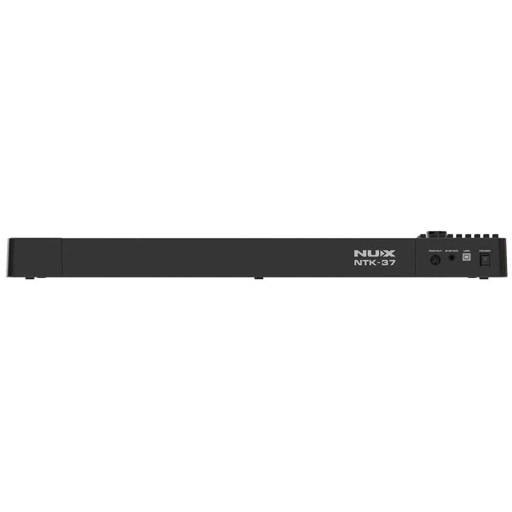 NU-X Teclado de control MIDI NTK-37 de 37 teclas, 3 octavas, controlador MIDI multifuncional compatible con escritorio | Cubase LE incluido, teclas semipesadas, ruedas de paso y modulación