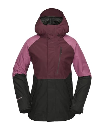 Veste de ski Volcom femme bordeaux idéale pour vos sessions de freeride