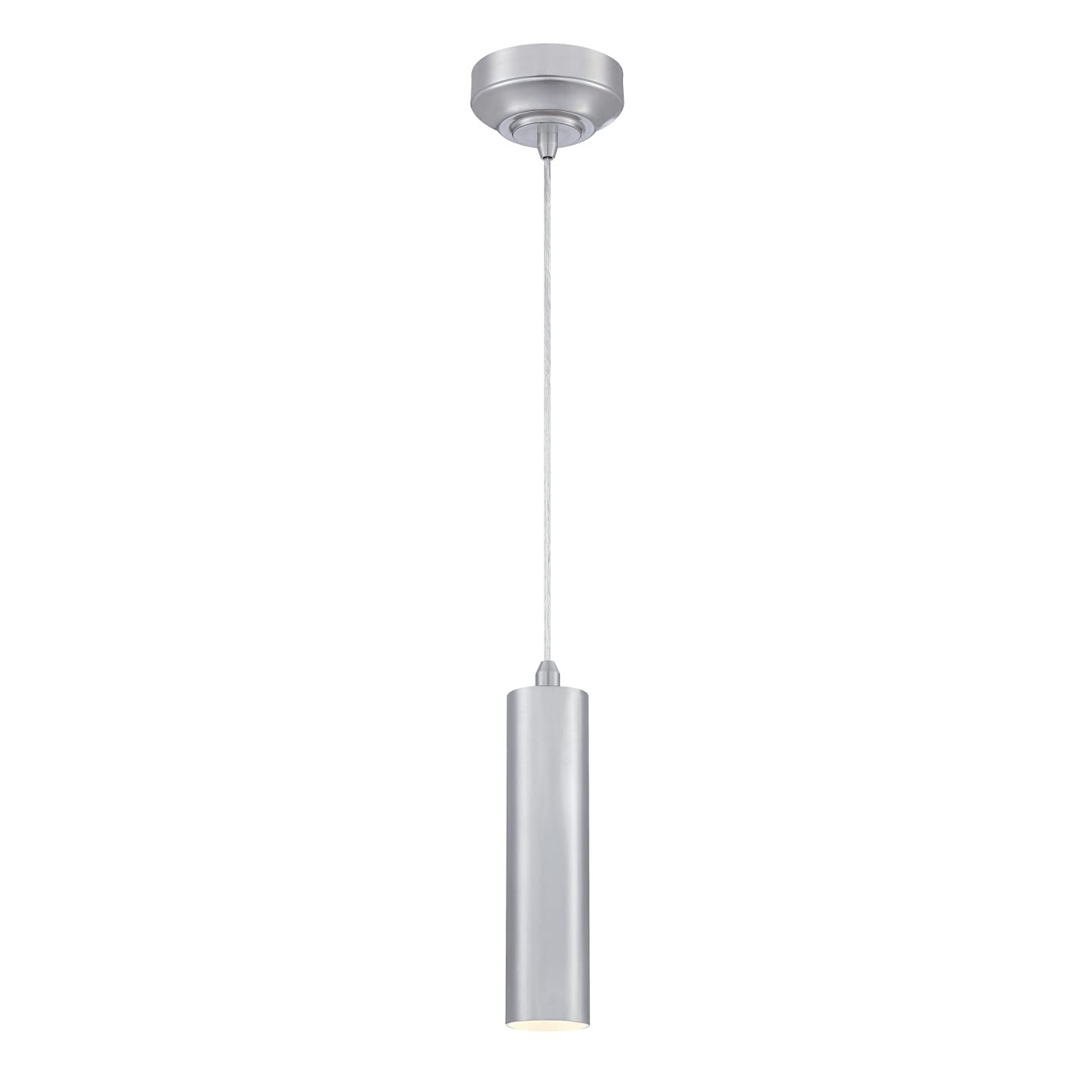 Westinghouse Lighting 6120040 Rayman Modern One-Light 8 Watt Dimmable LED Indoor Pendant, Brushed Nickel Finish