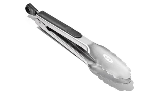 OXO Good Grips 9 Inch Stainless Steel Locking Tongs