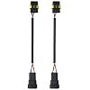 2Pcs D1S D2S D3S D4S to 9005 9006 Wiring Harness Socket Adapter Connector for Headlight Fog Light Conversion Adapter Cable