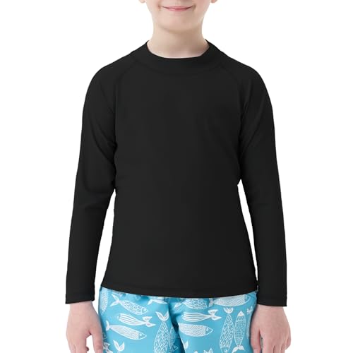MEETWEE Traje de Baño de Niño Rash Vest Camisetas de Natación para Niños de Manga Larga/Corta UPF 50 + Protección Solar Rash Guard 5-15 Años