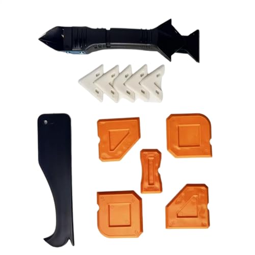 Herramienta De Perfil De Sellado, Herramienta De Raspador De Calafateo, Kit De Herramientas De Sellado De Sellado 9-en-1 Schaberschaber-kit De Cierre De Cierre, Eficaz Para La Conexión De Pui