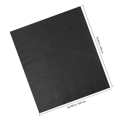 Cubierta opaca para ventana Levemolo de tela oxford negra para oscurecer habitaciones 3
