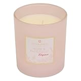 Dimensions : D. 8 x H. 9 cm Atmosphera - Bougie parfumée Mael - rose et patchouli 190g