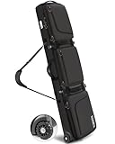 YOREPEK Sacca Snowboard Imbottita con Route, Espandibile Sacca Sci Fino a 175 cm, Impermeabile Borsa Porta Sci con 6 Tasche Portaoggetti, Grande Borsa Snowboard Regalo per Appassionati Sport, Nero