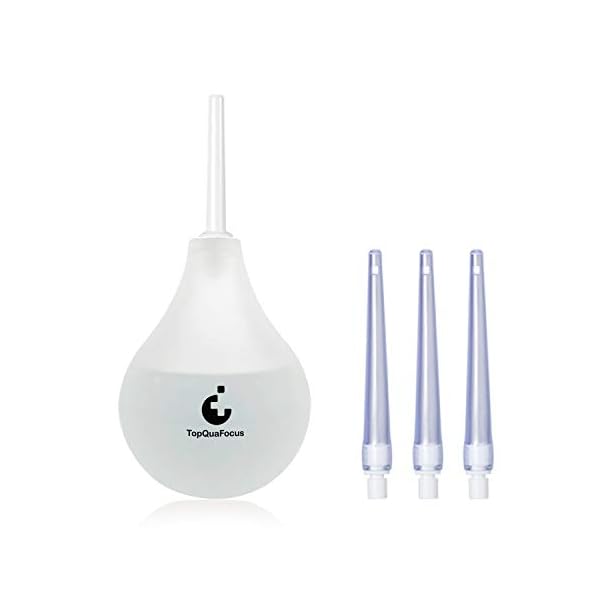 TopQuaFocus Darmeinlauf Klistier 224ml • Irrigator zur Darmreinigung • Intimdusche zur Analdusche und Vaginaldusche…