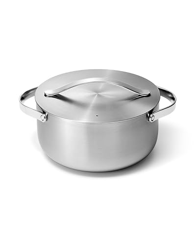 Comparison: Best Wolfgang Puck Dutch Oven Stainless Steel 4 Caraway Stainless Steel Dutch Oven (6.5 Qt) - 5-Ply Stainless Steel - Oven Safe & Stovetop Agnostic - Non Toxic, PTFE & PFOA Free