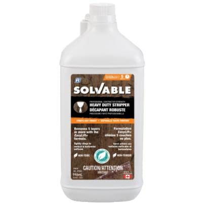 SOLVABLE Professional Contractor Strength Heavy Duty Stripper, 946 ml, Ergonomic, EasyLift+ formula