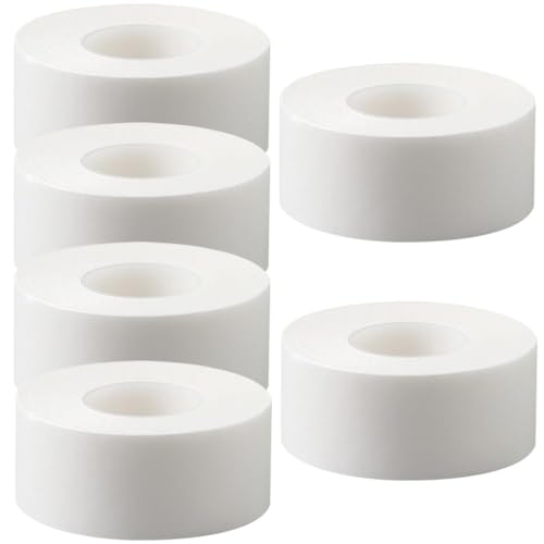 NOLITOY Almohadillas Adhesivas Absorbentes de Sudor para Cuello y Camisa Autoadhesivas Tamaño 3 M X 25 CM y 5 M X 25 CM Paquete de 6 Unidades Protectores Desechables para Prendas y