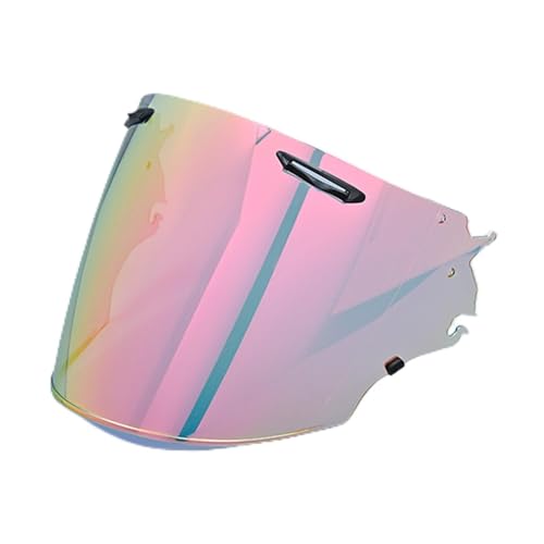 LMBN Moto Visière de casque en verre for Arai VAS-Z, RAM-X, VZ-RAM, SZ-R, VAS, SZ R, SZ-R et EVO - Design élégant(Revo Red)