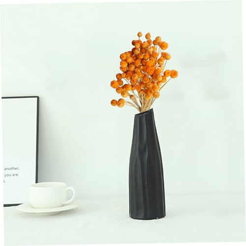 Bouquet 2PCS flores secas naranja 40 cm con tallos miniatura 5