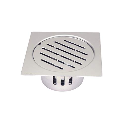 Viking SS304 Drain with Cockroach Trap Slotted-Square - Stainless steel, Polished Finish - 150x150 mm with PVC coating (B08GG5C439) Amazon Price History, Amazon Price Tracker
