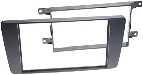 ACV 281340-05 2-DIN Radio Faceplate for Skoda Octavia II 2004 2013 Black