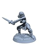 Generic Boudica Ironheart | Female Barbarian | Sexy Pinup miniature for Tabletop games like D&D and War Gaming| Dungeons and Dragons Mini | RN estudio Arid, Gray