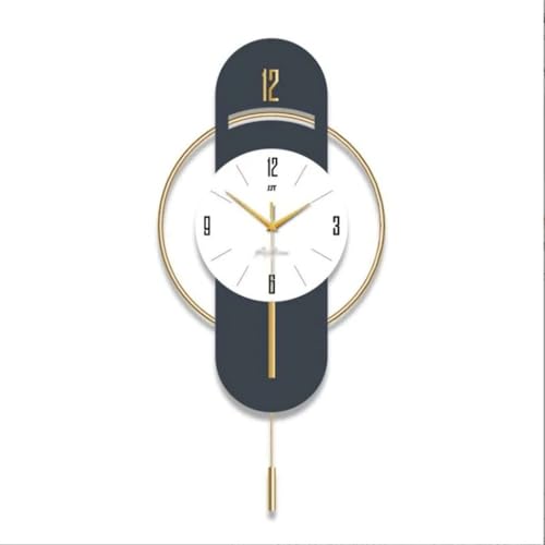 Horloge murale pendule geante pour habiller le mur au-dessus du canape de votre sejour
