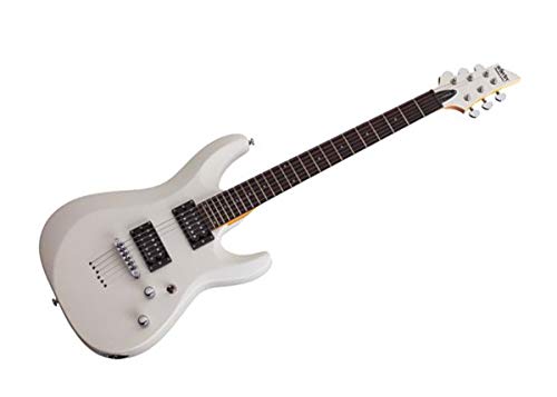 Schecter 432 C-6 Deluxe Solid-Body Electric Guitar, Satin White
