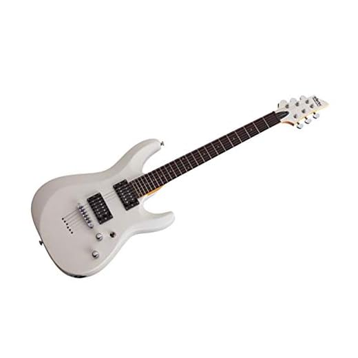 Schecter 432 C-6 Deluxe Solid-Body Electric Guitar, Satin White