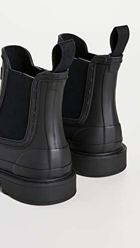 Hunter Para Mujer. WFS1018RMA Botines Commando Chelsea Negro (36), Plano, Ninguno, Casual - 3