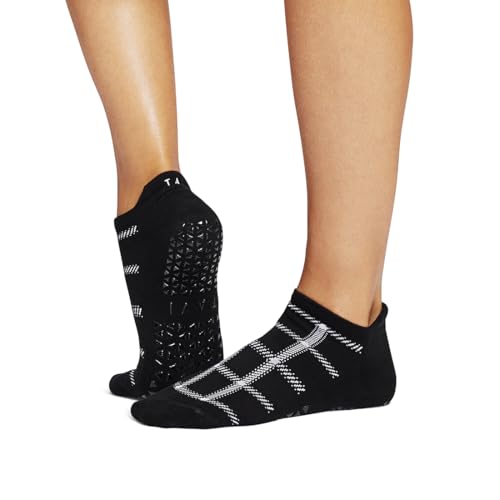 Image of TAVI Savvy Pilates Socks - Grip Socks for Women with Non-Slip Grips, Heel Tab, Arch Support, Wear for Yoga, Barre