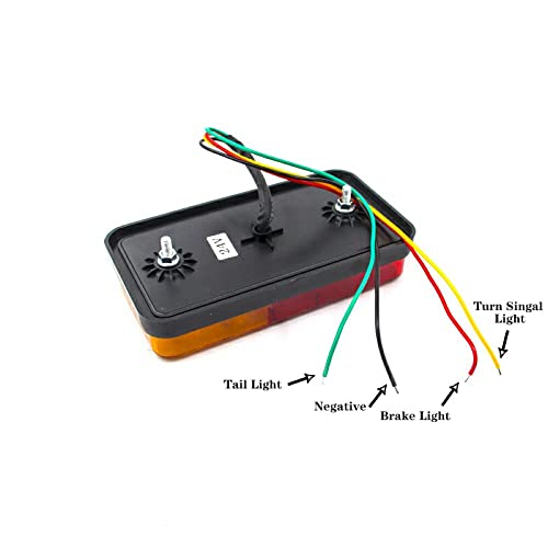 Feu arrière LED 24V étanche pour remorque et camion | Paire de clignotants - 5