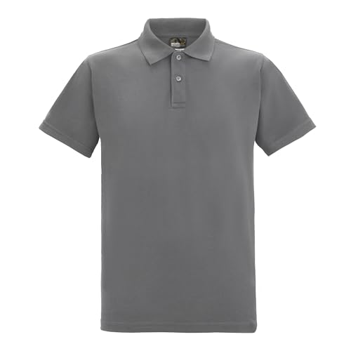 Regatta Professional Pro50/50PiquePolo Hombre Pro 50/50 Pique Polo, Gris, 6XL Plus Unisex
