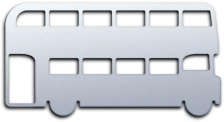 Super Cool Creations London Bus Mirror 45cm x 20cm, White